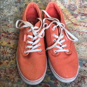Vans classic coral shoes